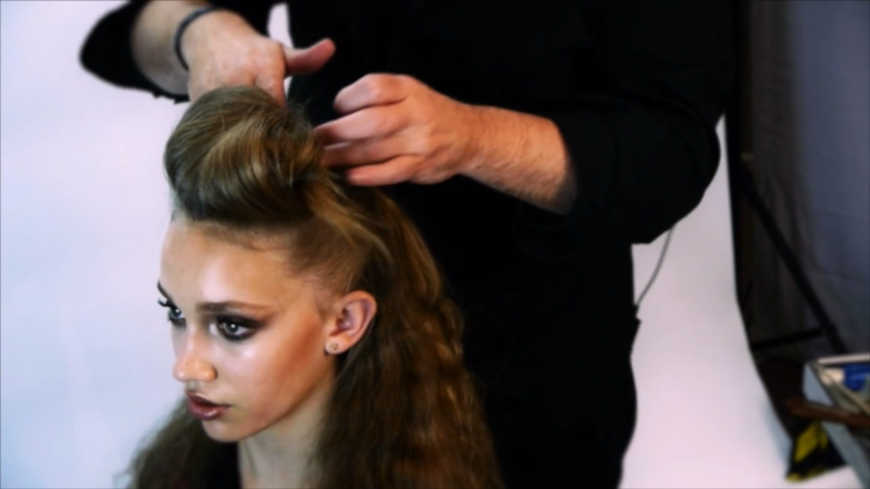 Rockabilly pompadour hair sewing how to