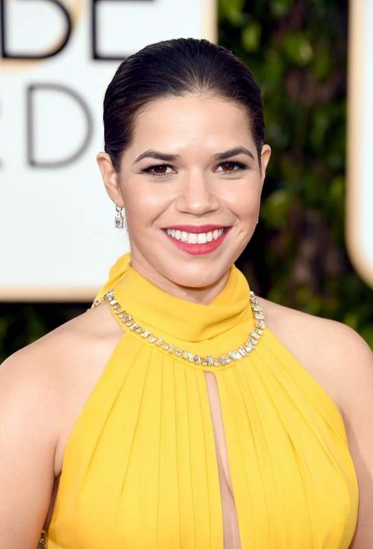 Golden Globe 2016 Hair Styles, America Ferrera