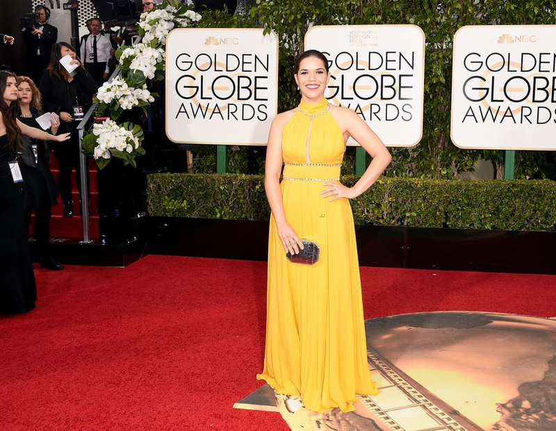 Golden Globes 2016, America Ferrera - Behind The Scenes