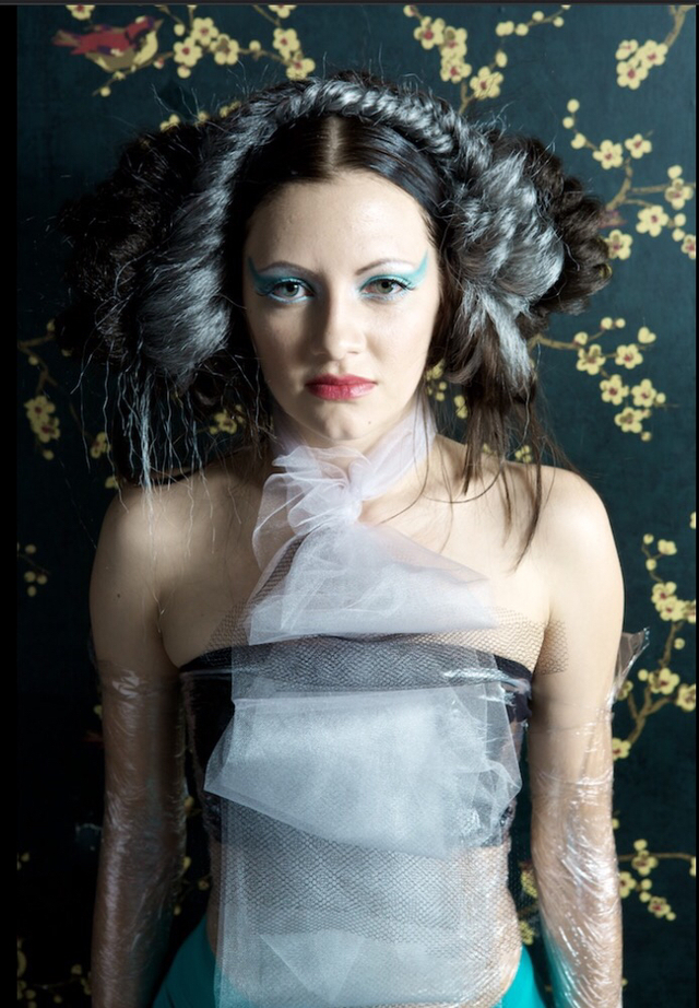 Seattle hair/art show 2010 Futuristic Elizabethan  
