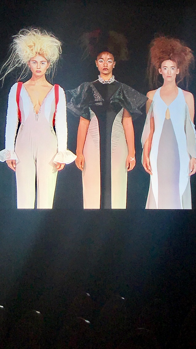 Afros on the runway