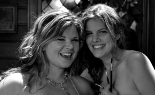 black and white
