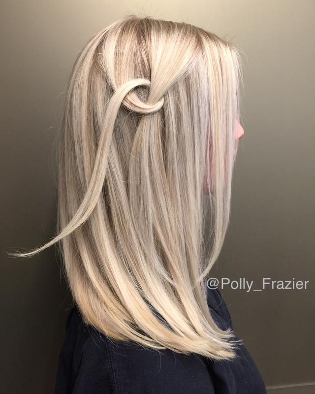 40 volume bleach foil add Romax, shampoo lightly, RoZen blown into the hair take-home Rotopia 