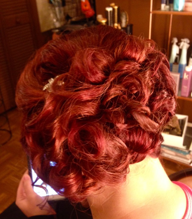 Vintage updo