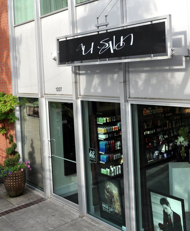 outside the salon