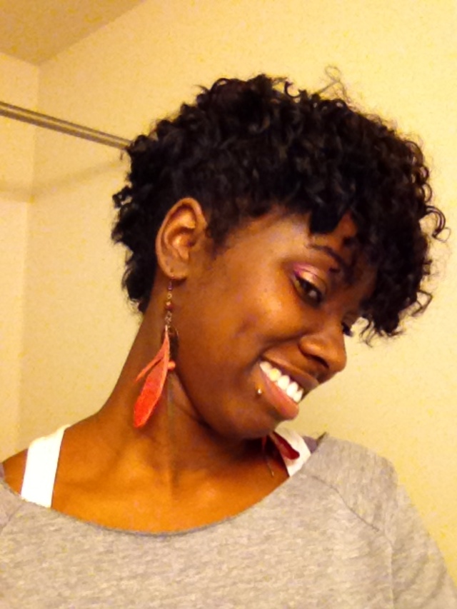strawset fauxhawk updo