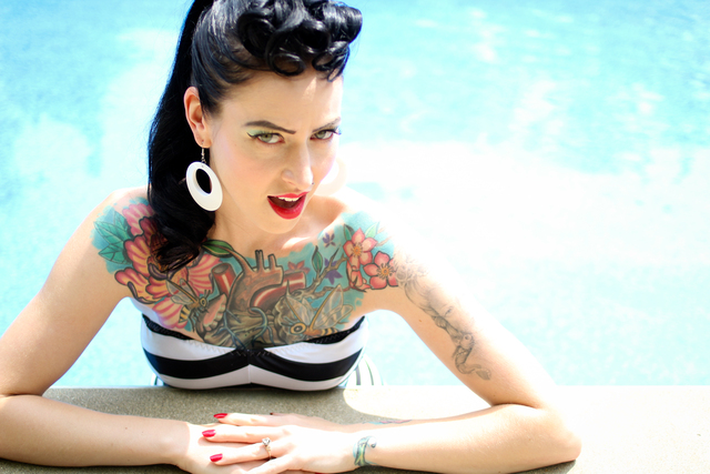 Poolside Beauty