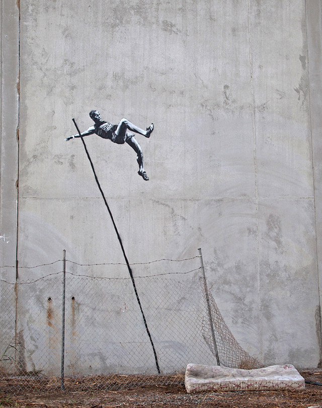 banksy-olympics-pole-vault
