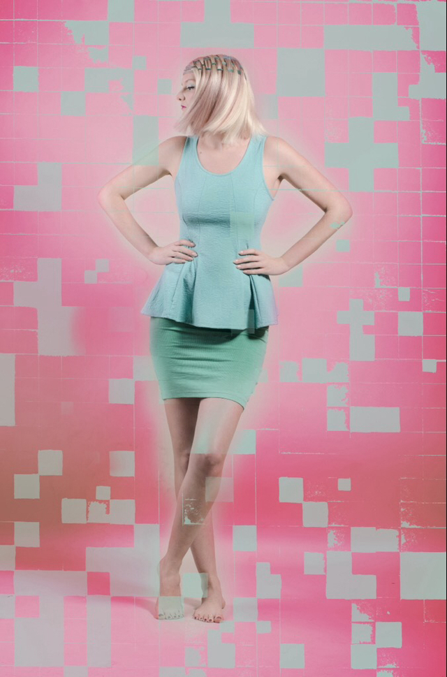 Model Abby Alger, Photo Lauren Sykes, hair and MU Juliana koutouzakis