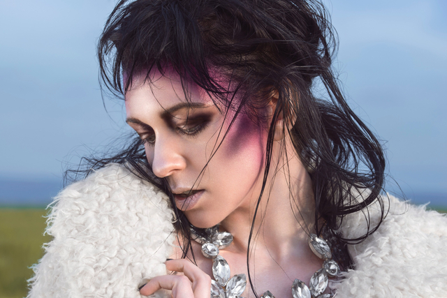 The Dark Side of Summer by Marina Den Francis Photographer & MDF Retouching. Hair by me, Jodie Austen | Peachy Stylist. Makeup by Nicola Iles. Model is Colleen Deary. Styling by Ellena Kkolos