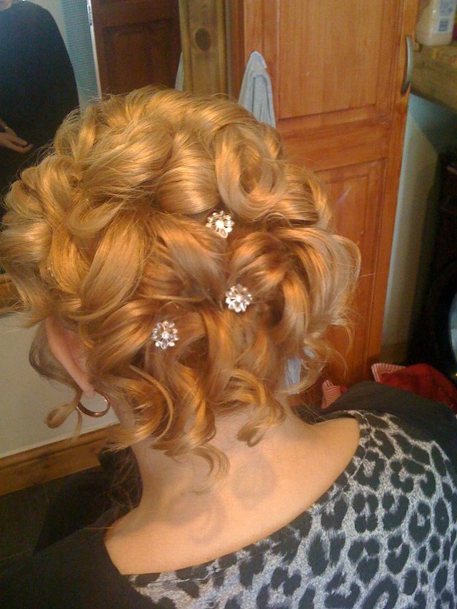 Hair up by Heidi at TGR 