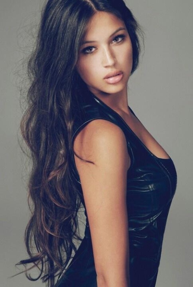long brunette