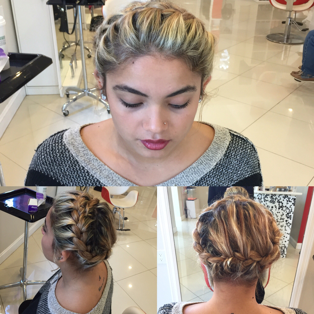 Braids braids braids! Easy quick look but super elegant!