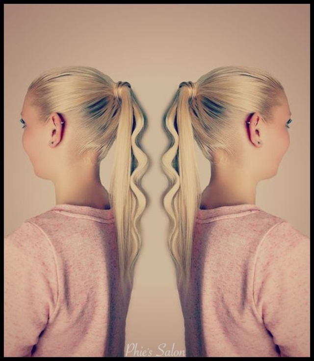 One wave ponytail 
