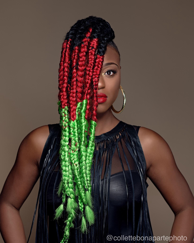 Multi Color Box Braids