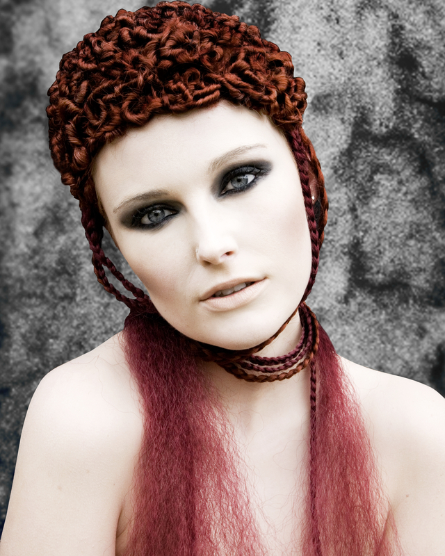 avant garde , hair michelle selby, model laura richardson, photography laura Jane vest mua Julie ann patterson