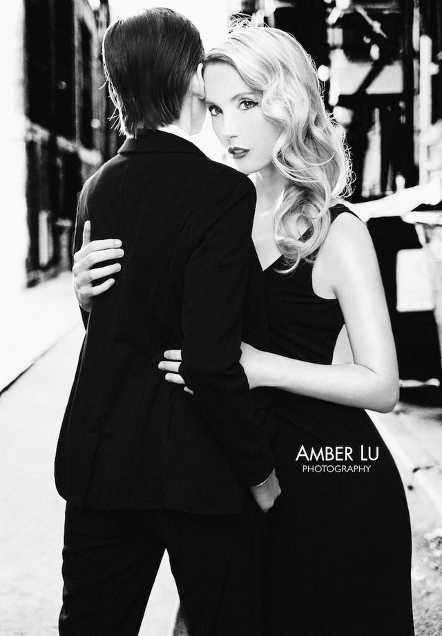 Hair and makeup by Kashmir.  Photo by Amber Lu.  Models are Samantha and Gabriella