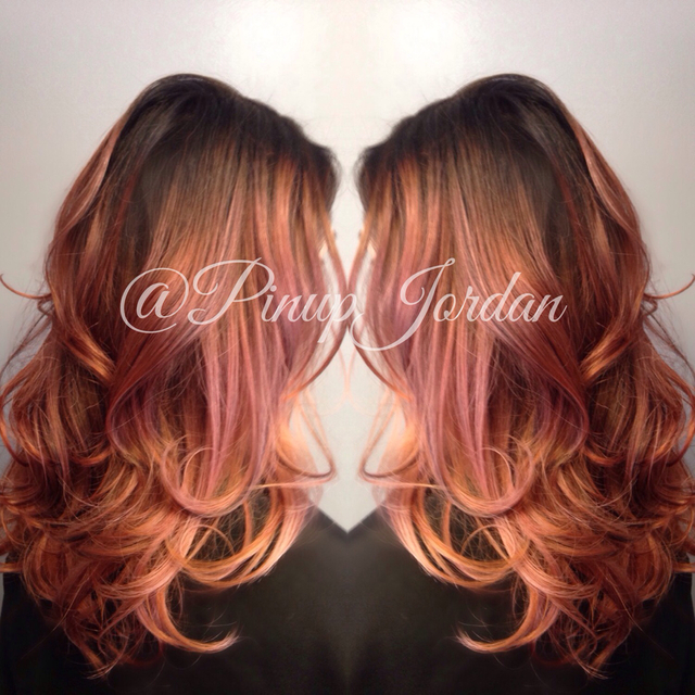 Smokey rose gold color melt!