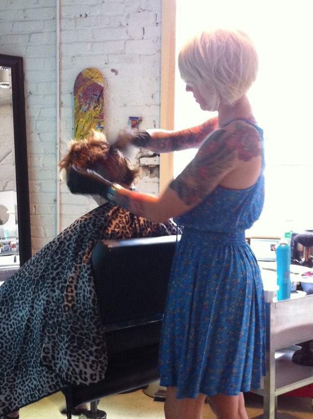 Jenny working hard!!