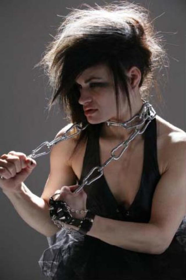 Goth photo shoot
