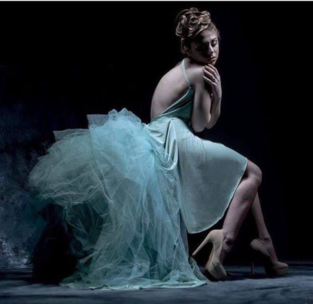 Grandeur Collection. Hair and makeup by Danielle O'Connor. Photo by Bart Cepek. Model Zara Ziyeva.