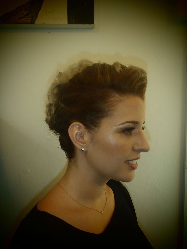 Short Stylish Upstyle - wedding and formal styles Sydney