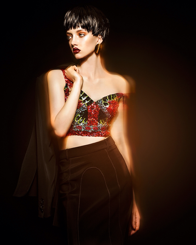 Hair: Michael Beel Photo: Jessica Sim Makeup: Kiekie Stanners Styling: Dan Ahwa