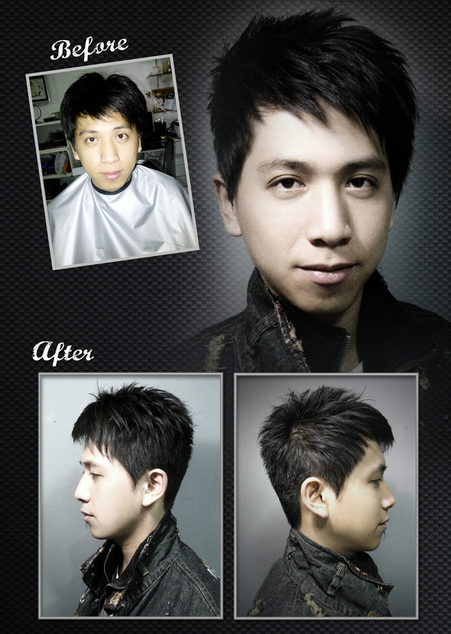 Before &amp; After Hair Cut