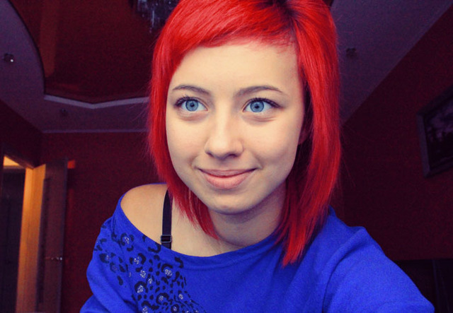 before hairstyle