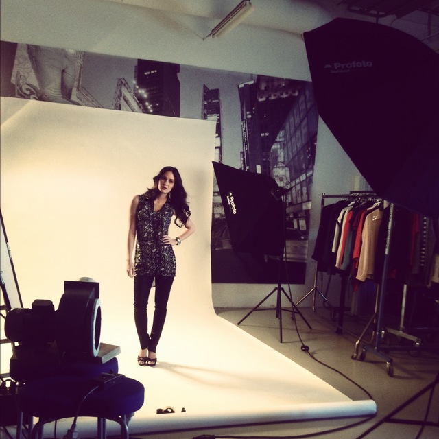 In action