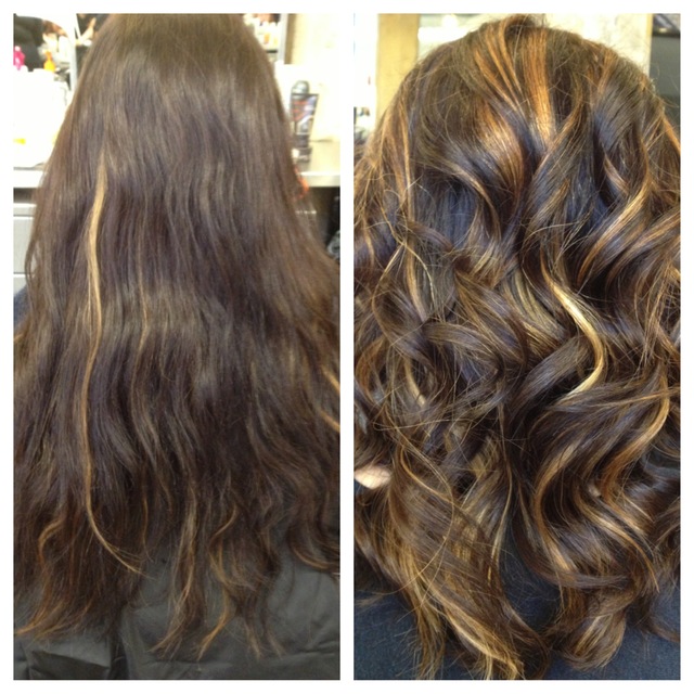 Before and After, cut and accent highligh