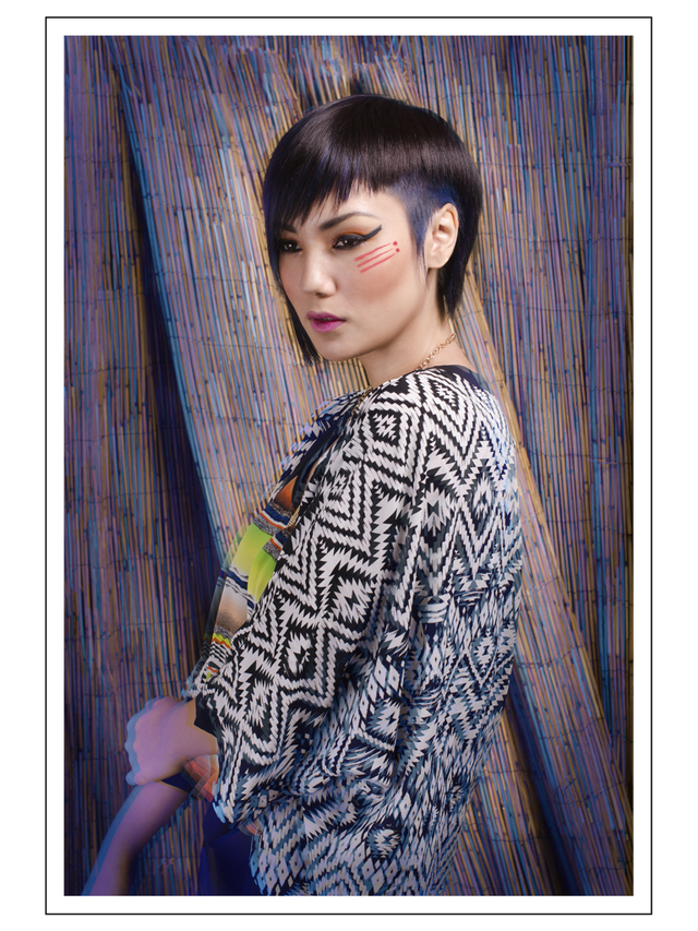 Hair Juliana Koutouzakis, MUA Ebony Mosley, photo Lauren Sykes