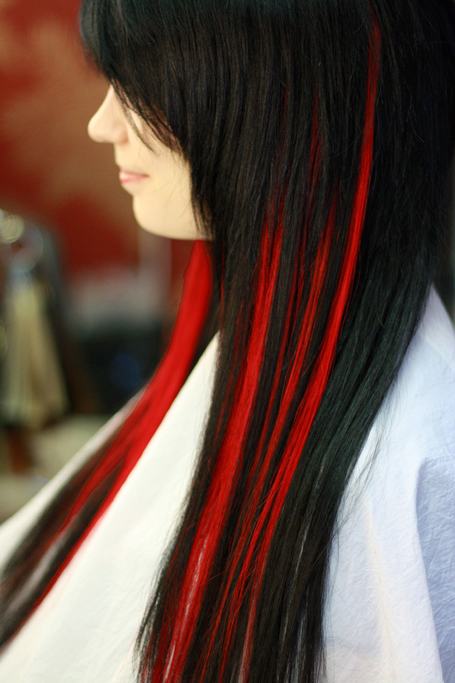Black/red