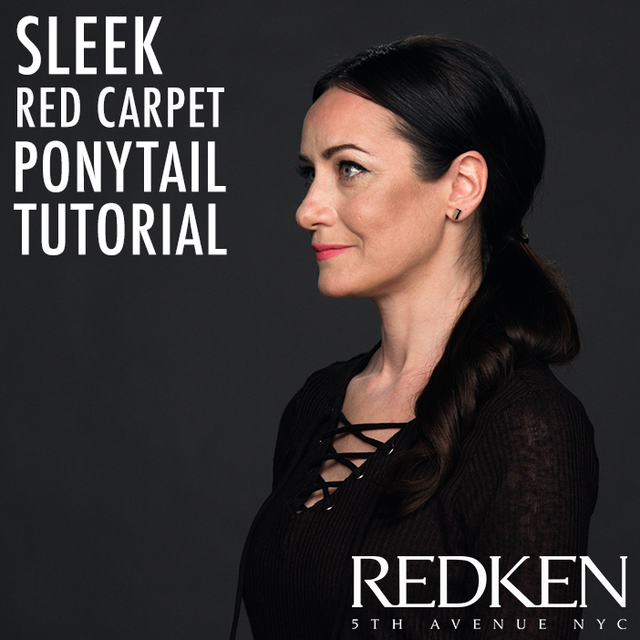 Re sized 19ae0c9e16413a3c3348 redken  video sleek red carpet look 1