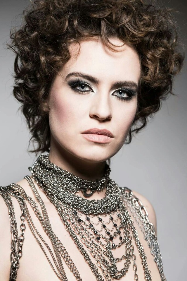 hair by Katrin Sif. Photo Birta Rán. Make up Ástrós