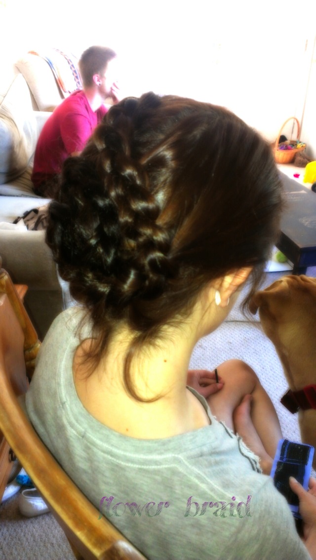 Flower Braid done by Robyn