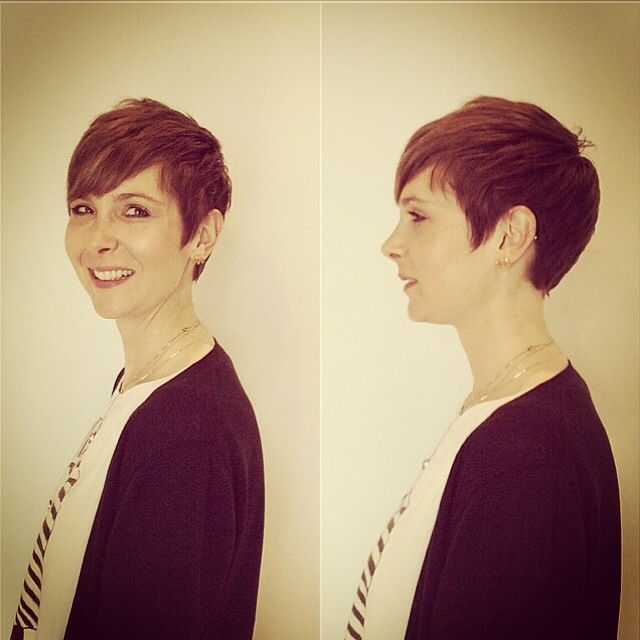#haircut #haircolor #hair #shorthair #hairstyle #shellywilson #nomobosalon #nomobo #chicago #wickerpark #bangstyle 