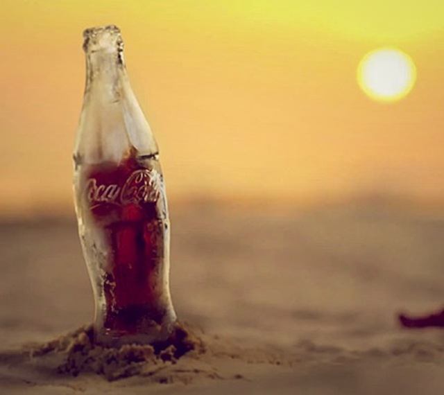 Coke Ice Bottle