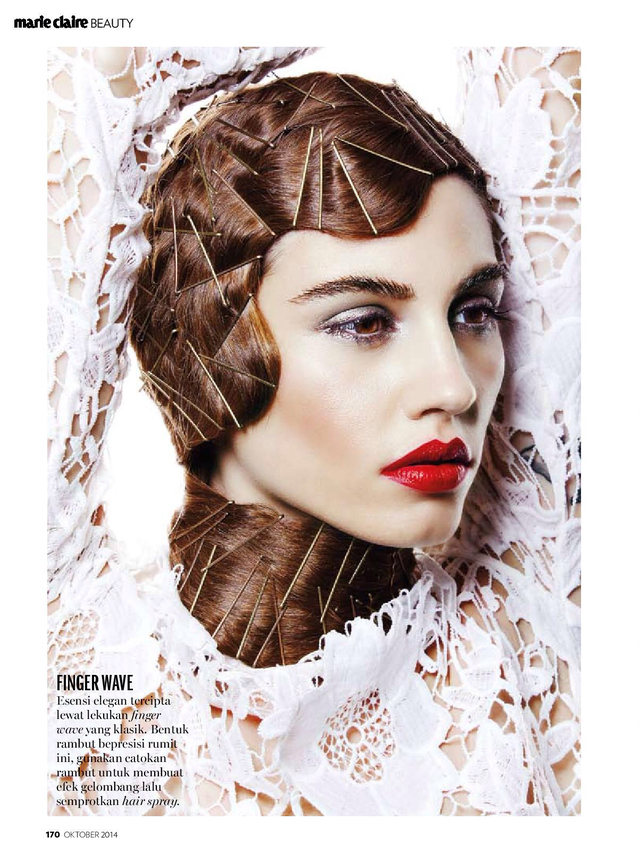 CURLS for Marie Claire ID.  Photographer: Dorit Thies, Makeup: Dana Delaney, Model: Alex Long Hair: Ashley Lynn Hall using Amika