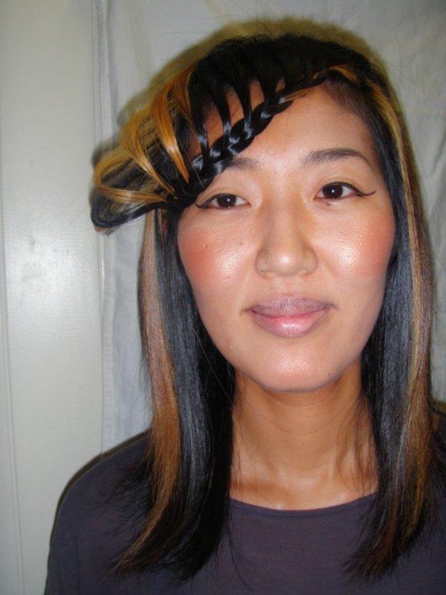 Fun use of colour and braid