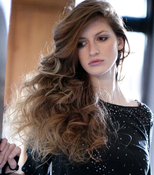 Bouclage sur cheveux très longs