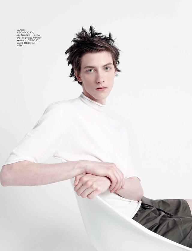 Elle Man Hungary, Kristof at Icon Model Management, photo: Balint Barna