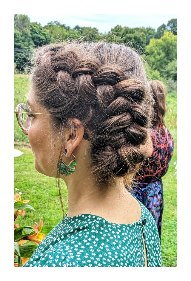 Bridesmaid braided style