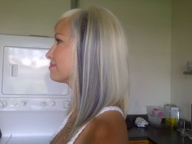 Violet and Platinum A-Line