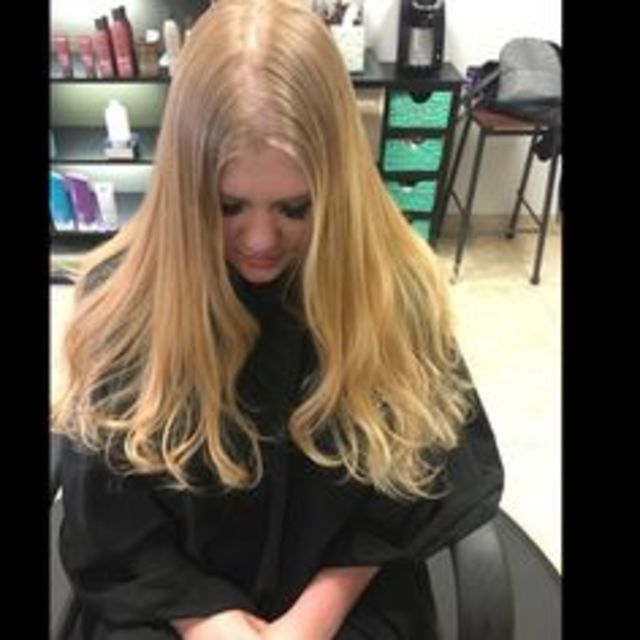 golden blonde balayage