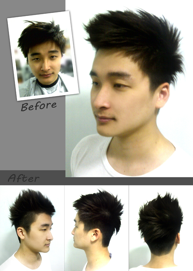 Before &amp; After Hair Cut