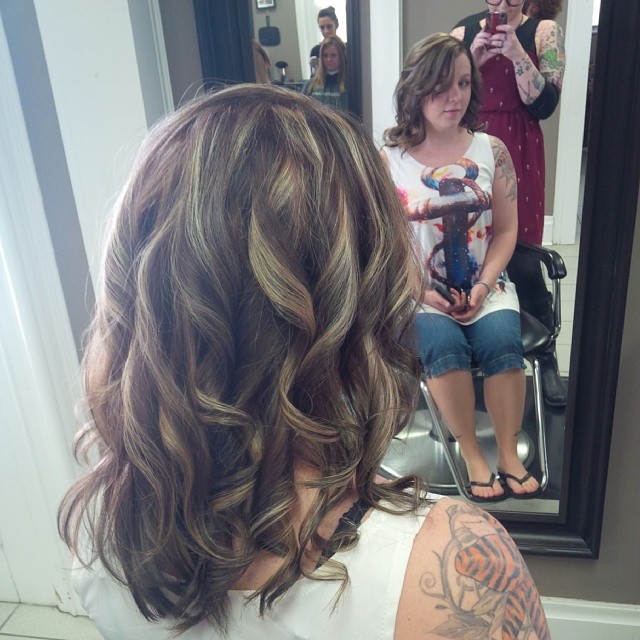 curls and colors