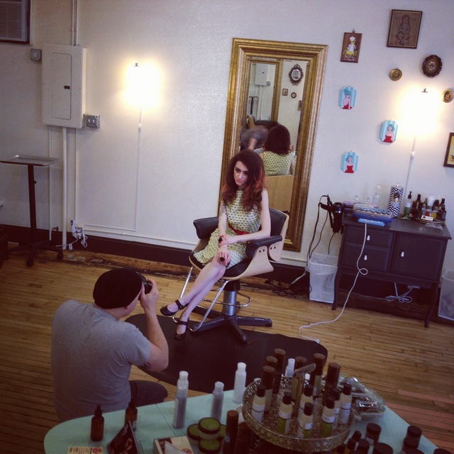 behind the scenes