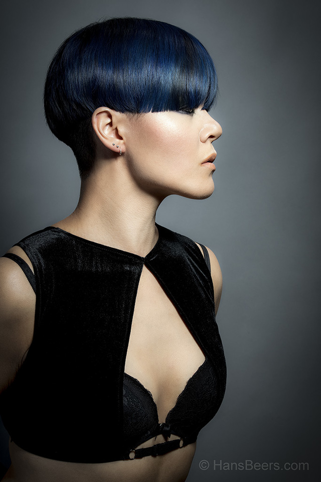 Tessa Jill - Blue Bowlcut