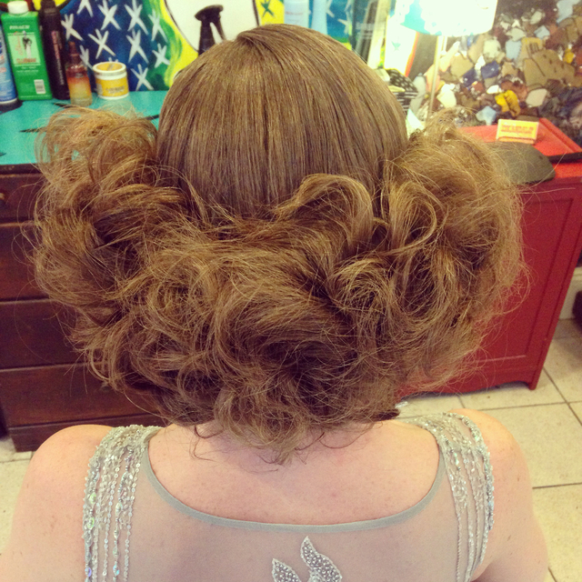 1930's inspired updo. Hair and photo by Kelly Martin 